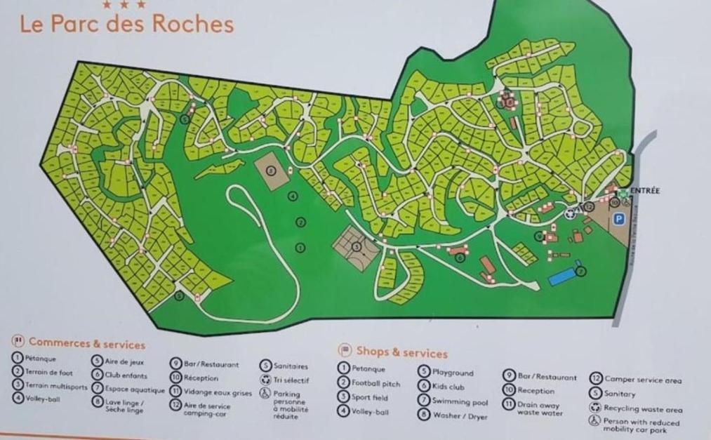 Location Mobil-Home Le Parc Des Roches Saint-Chéron 외부 사진